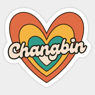 Retro Love Changbin SKZ Sticker